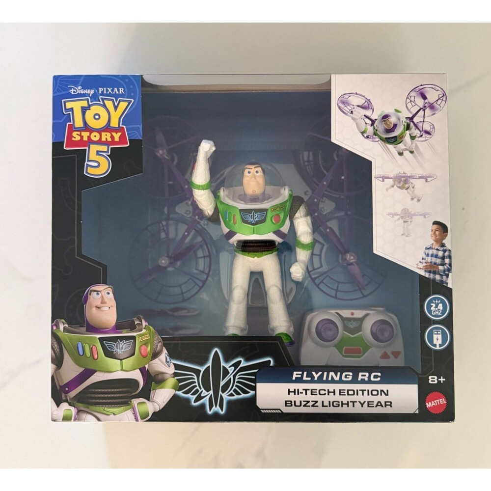 BUZZ LIGHT YEAR Toy Story 5 Flying RC Hi-Tech Edition LIGHTYEAR Drone Mattel NEW